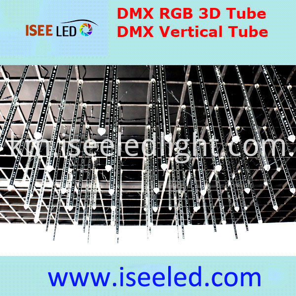 RGB DMX512 LED 3D Tube